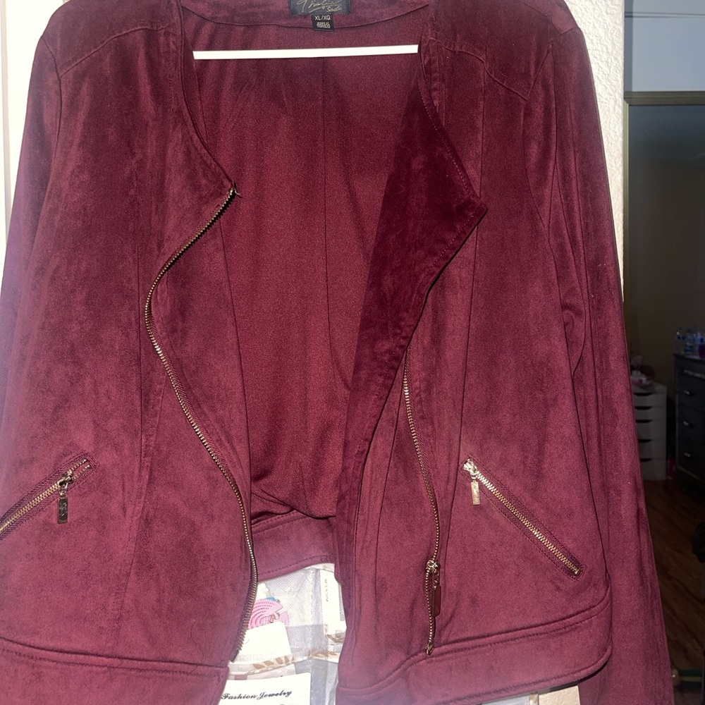 Suede coat